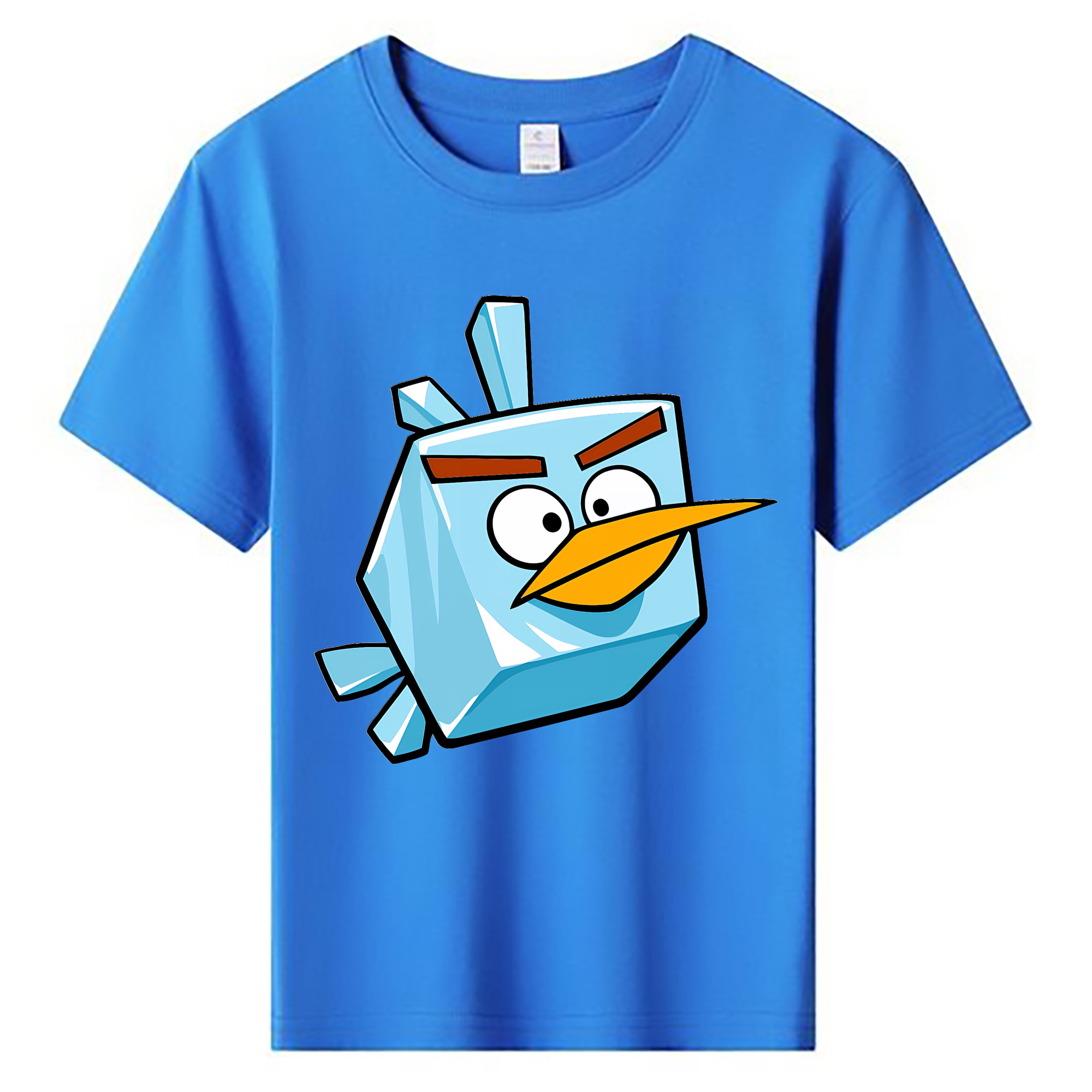 （画像用） Angry Birds アングリーバード 綿100％キッズTシャツ（フロントプリント）